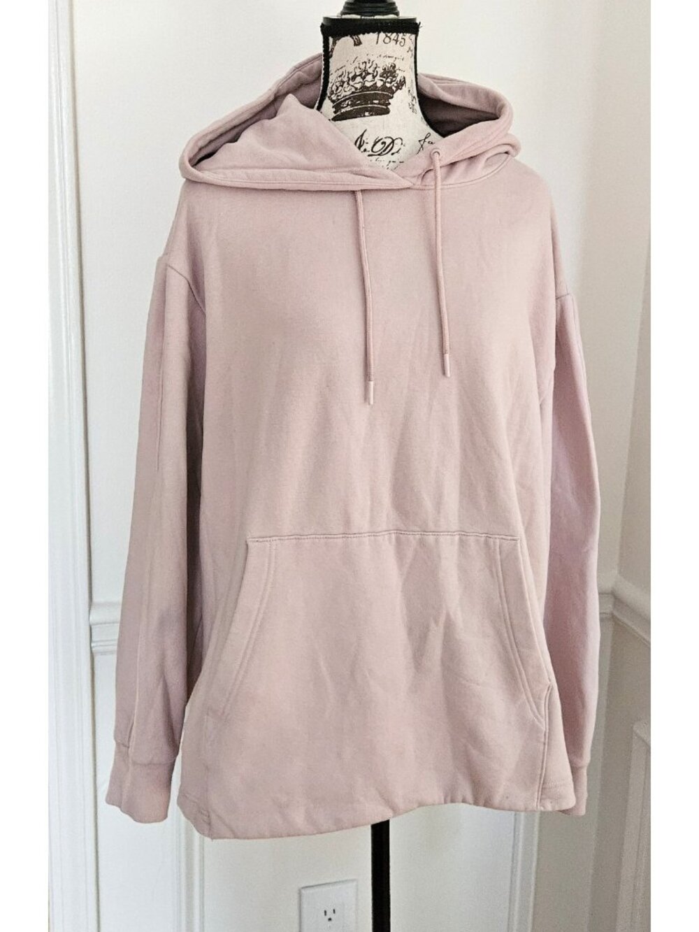 Athleta XL  Retroplush Pullover Hoodie Sweatshirt Pink
